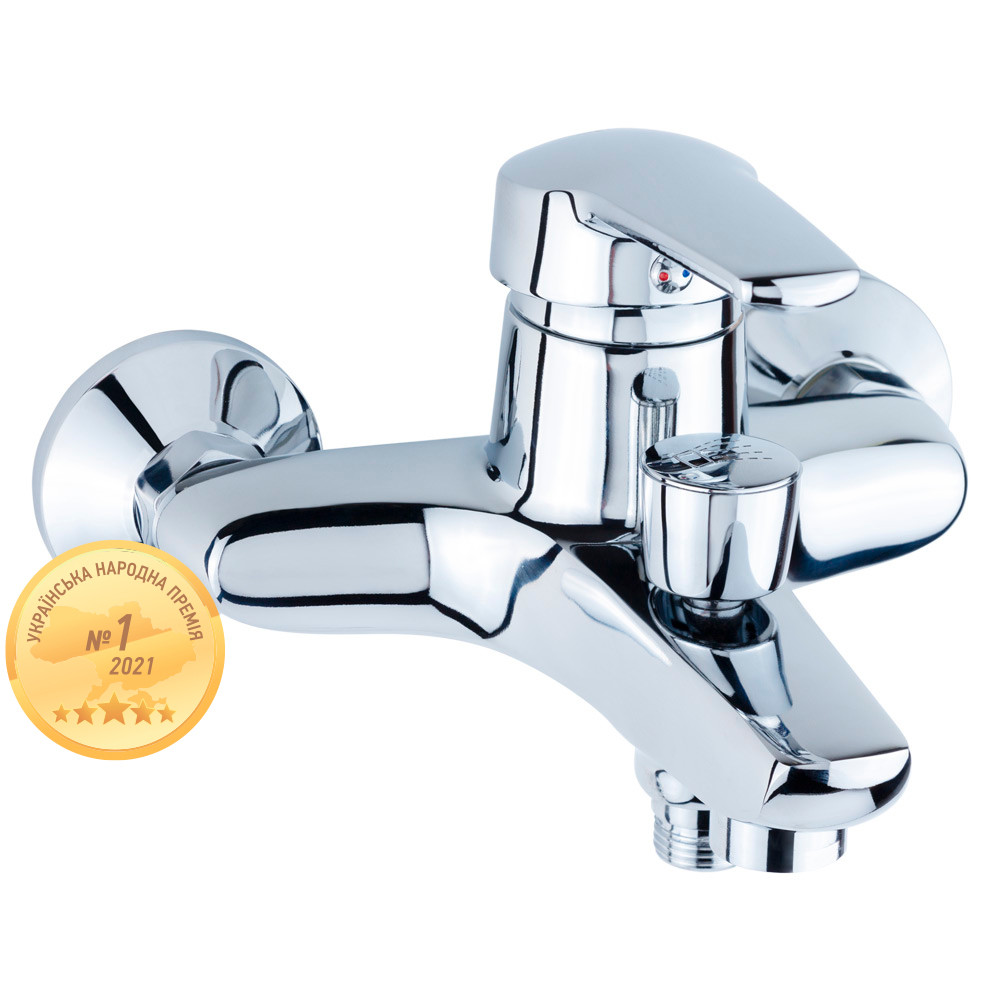 Змішувач AQUATICA HM Ø40 для ванни литий HM-1C131C (9736200)