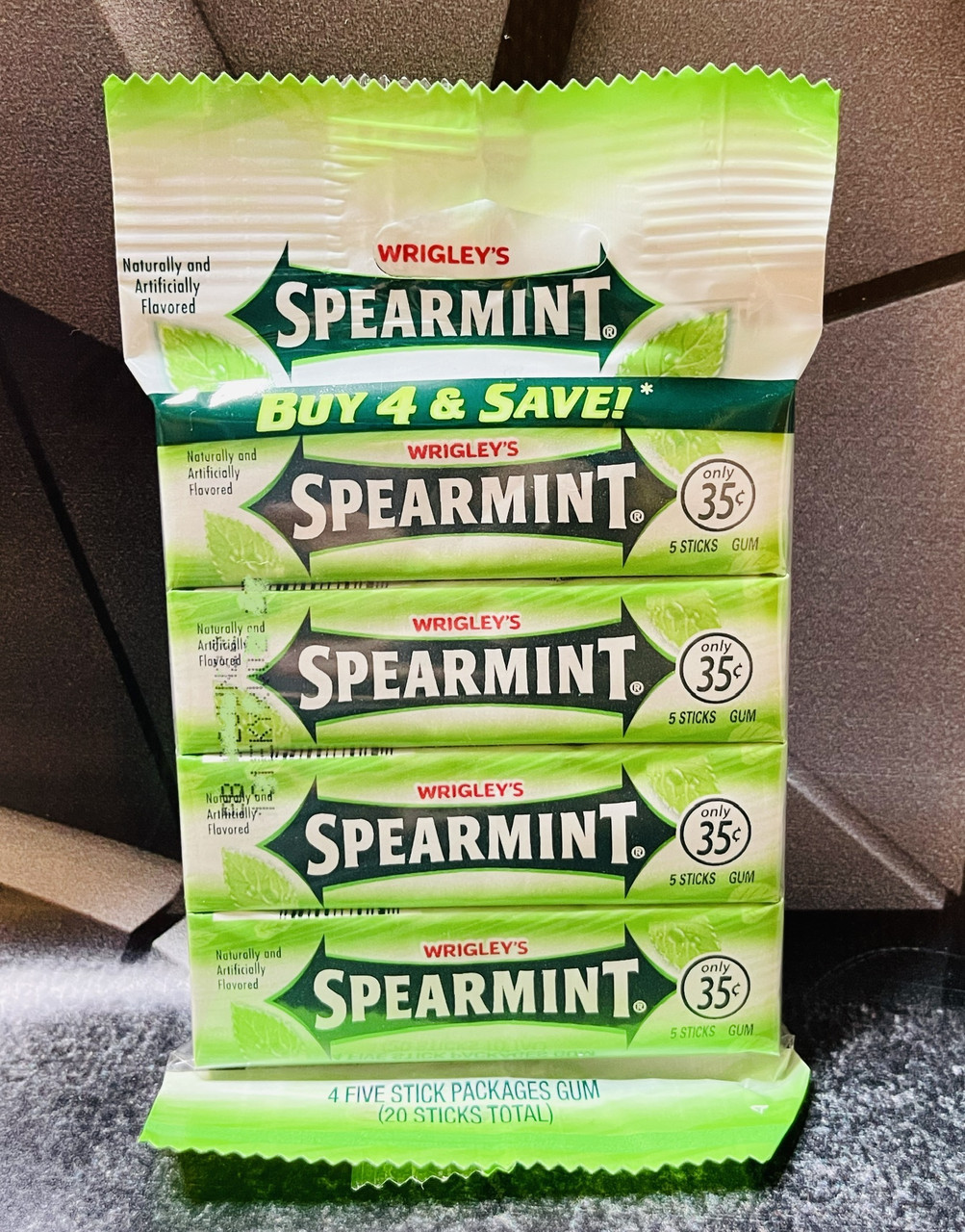 Жевательная резинка Wrigley's Spearmint Мята (ID#1504203307), цена: 160 ...