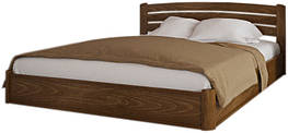 Ліжко півтораспальне з дерева (Бук) з підйомним механізмом Мікс Меблі Софія (спальне місце ШхГ - 1400х2000)