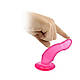 Анальна штекер на присосковій чашці "зад голодним" BI-017002 Pink, фото 4