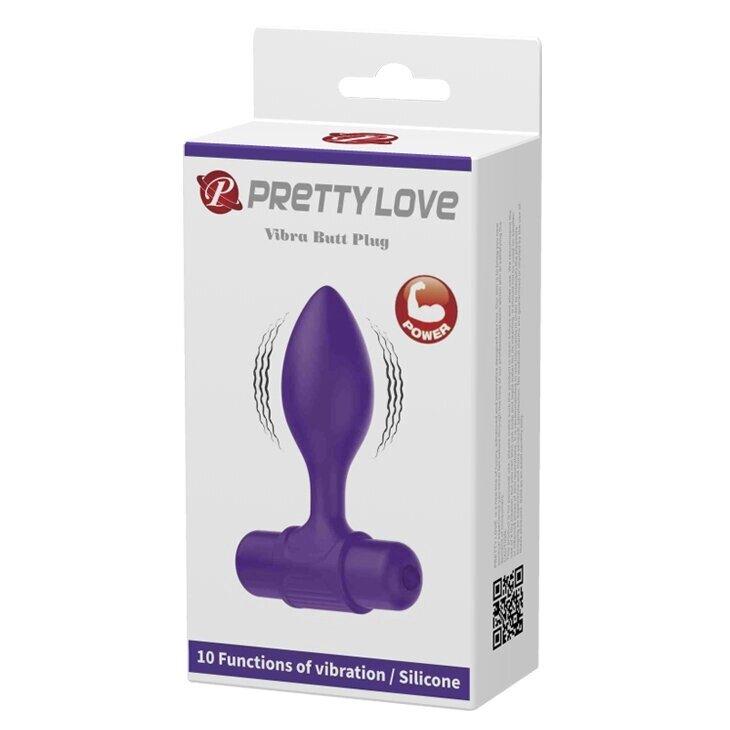 Силіконова вібропробка Pretty Love «Vibro but plag» BI-040077-1
