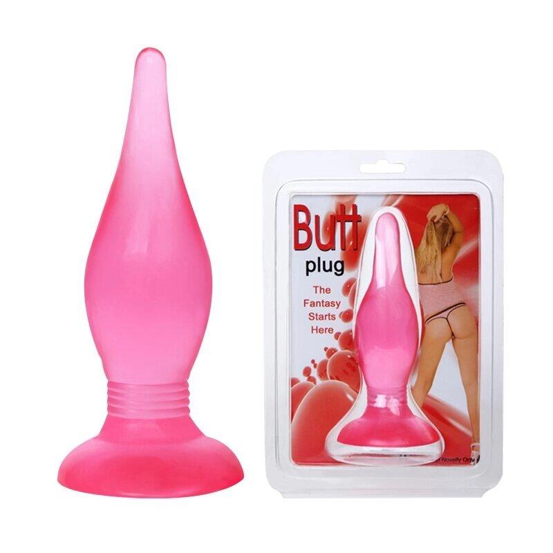 Анальна штепсельна штепсельна штепсельна вилка, BI-017006 Pink, фото 1