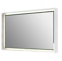 Зеркало прямоугольное в ванную 100 см Botticelli Torino TrM -100 белый глянец