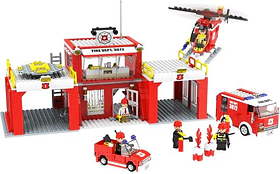 Конструктор PlayTive Fire Station 840 ел. Німеччина