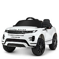 Детский электромобиль Джип в стиле Land Rover с планшетом M 4418EBLR-1 белый