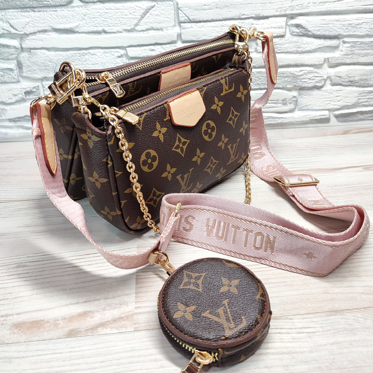 Женская сумка  Louis Vuitton Multi Pochette (Луи Виттон)