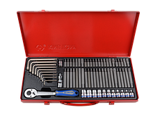 Набор вставок (бит) 3/8", TORX, SPLINE, HEX, 69 предметов KINGTONY 5169PR
