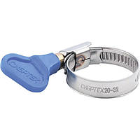 Хомути металеві елемент кріплення з формою ключа 25-40 мм, 50шт/уп, Sibrteh 47551