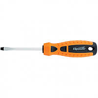 Викрутка "Point" SL6.0 х 100 мм, CrV, двокомпонентна ручка, Sparta 11768