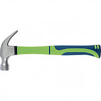 Молоток-обценьки 450г, фібергласова обгумована рукоятка, Sibrteh 10442