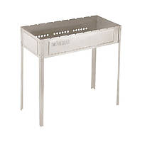 Мангал з ребрами жорсткості 700х300х700 мм, Palisad Camping 69548