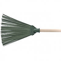 Мітла віялова поліпропіленова 295х255 мм, з держаком, Sibrteh 63227