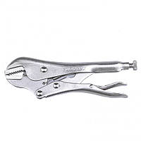 Кліщі затискні, посилений, плоский захоплення, 180 мм Sibrteh 18427