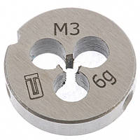 Плашка М3 х 0.5 мм, Sibrteh 77005