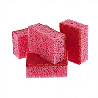 Губки для посуду Coral, 95 х 64 х 36 мм, 4 шт, Elfe 92358