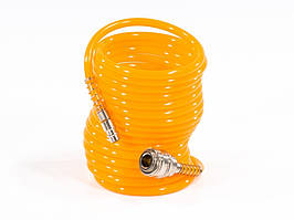 Шланг спіральний повітряний з швидкоз'ємними з'єднання єднувачами, 5 м, MTX 570029