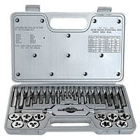 Набір мітчиків і плашок М3 - М12, 31 предмет, MTX MASTER 773379