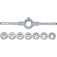 Набір плашок М3-М12, 8 предметів, Sibrteh 77309