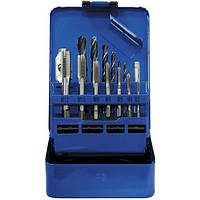 Набір свердел (2.5-10.2), мітчиків (М3-М12), 15 предметів, Sibrteh 77305