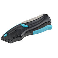 Ніж ремонтно-монтажний, трикомпонентна рукоятка, автовикид/повернення леза пістолетного типу, 170 мм + 5 ліз, 78870