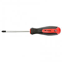 Викрутка Fusion Ph2 х 100 мм, CrV, трикомпонентна рукоятка "anti slip", MTX 114419