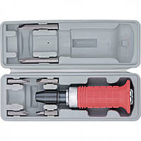 Викрутка ударно-поворотна 1/2", набір біт (6 шт), прогумована ручка, в пластиковому боксі, MTX 115799
