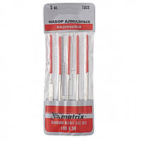 Набір надфілів алмазних, 140х50х3, 5 шт, MTX 158309