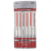 Набір надфилей алмазних, 140х50х3, 6 шт, MTX 158319