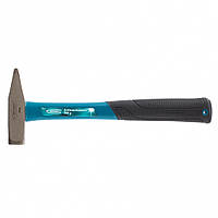 Молоток слюсарний 500 г, квадратний бойок, фібергласова прогумована рукоятка, GROSS 10276