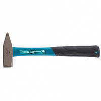 Молоток слюсарний 800 г, квадратний бойок, фібергласова прогумована рукоятка, GROSS 10278