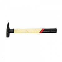 Молоток слюсарний 100 г, квадратний бойок, дерев'яна яна ручка, MTX 102269