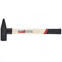 Молоток слюсарний 800 г, квадратний бойок, дерев'яна яна ручка, MTX 102359