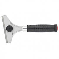 Скребок 100 мм, фіксоване лезо, металева прогумована ручка, MTX MASTER 795459