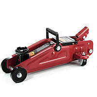 Домкрат гідравлічний підкатний, 2 т, h підйому 135-300 мм, у пластиковому кейсі, SPARTA 510085