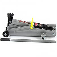 Домкрат гідравлічний підкатний, 2 т, h підйому 135-385 мм, у пластиковому кейсі, MTX MASTER 510289