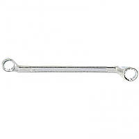 Ключ накидний колінчатий, 17х19 мм, хромований, SPARTA 147615