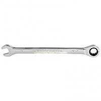 Ключ комбінований з трещіткою, 9 мм, CrV, дзеркальний хром, MTX PROFESSIONAL 148029