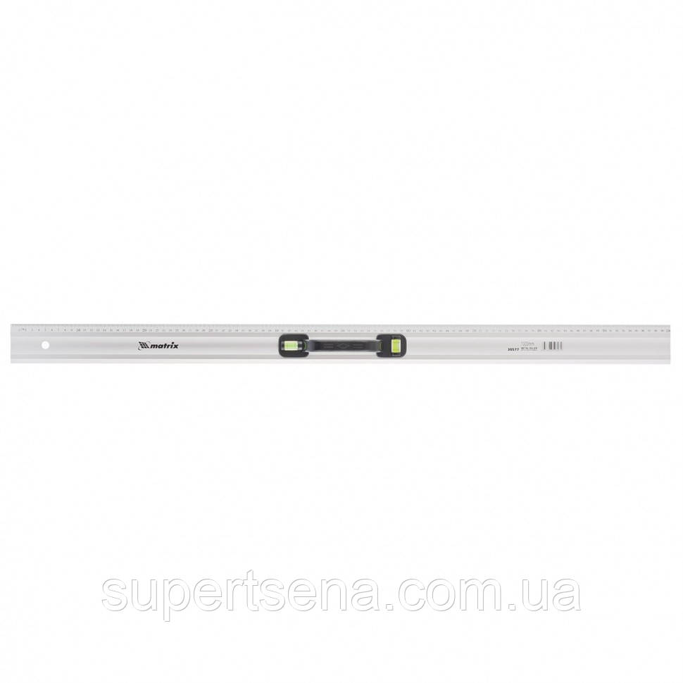 Лінійка-рівень металева 1000 мм, пластмасова ручка 2 вічка, MTX MASTER 305779