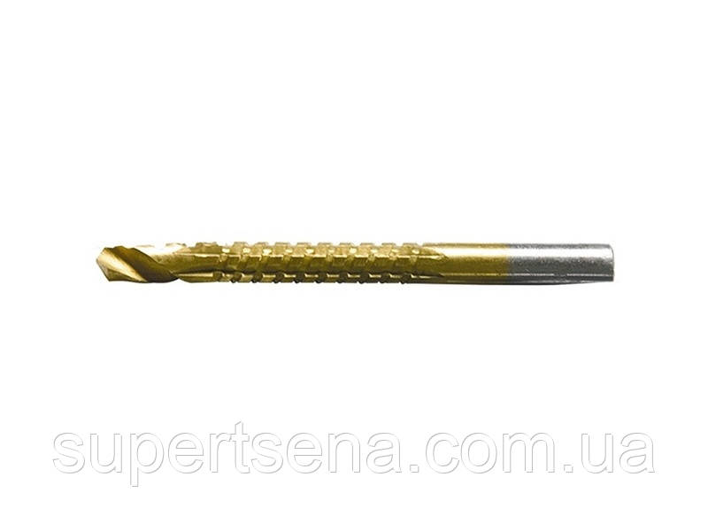 Свердло-фреза 6 мм, універсальне, нітридтитанове покриття, циліндричний хвостовик, MTX 728269
