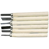 Набір різців по дереву, 6 шт, SPARTA 246065