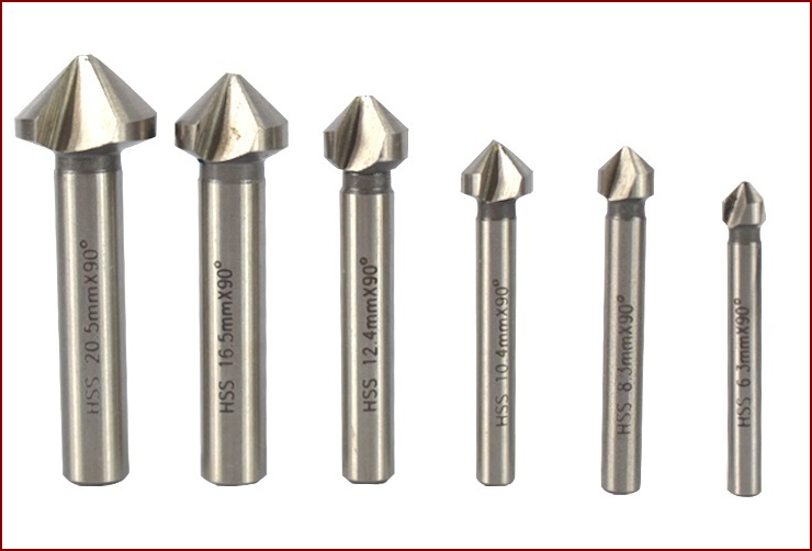 Набір зенкеров по металу 90 грд. 6.3-20.5 мм 6 шт  14201