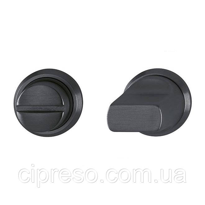 Фіксатор-розетка HOPPE WC латунь чорна матова, фото 1