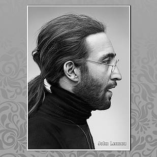 Плакат А3 Рок John Lennon 007