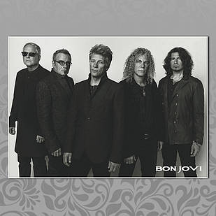 Плакат А3 Рок Bon Jovi 008