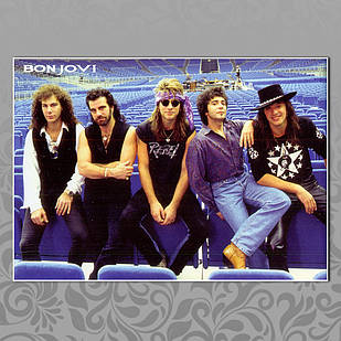 Плакат А3 Рок Bon Jovi 009