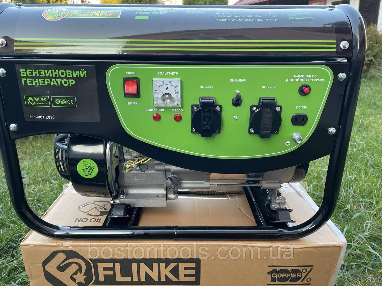 Генератор Бензиновий FLINKE 3,3 кВт, фото 1