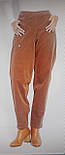 Брюки підкови жіночі вельветові мокко розміру 64 66 Bonprix, фото 4