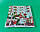 Паперовий Подарунковий Пакет Новорічний горизонтальний 36/22/10 (12 шт.), фото 3