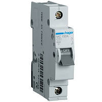 Hager Автоматический выключатель Hager MC100A 1-полюсный 6kA In=0.5A тип C