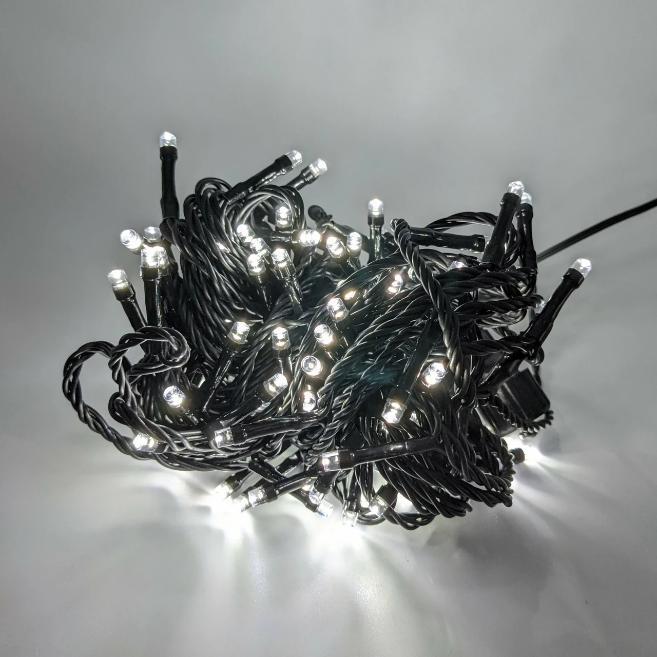 Вулична Led гірлянда Velmax V-SSL лінійна 7500К 100LED 10м IP65 чорний провід (ДЛЯ ПРОДЛ. ОСНОВНОЇ ГІРЛЯНДИ)